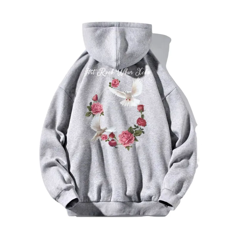 Style Garland Pattern Hoodie