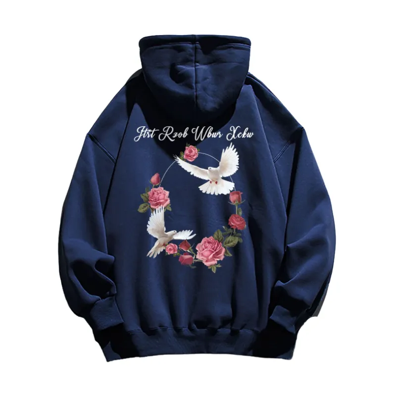 Style Garland Pattern Hoodie