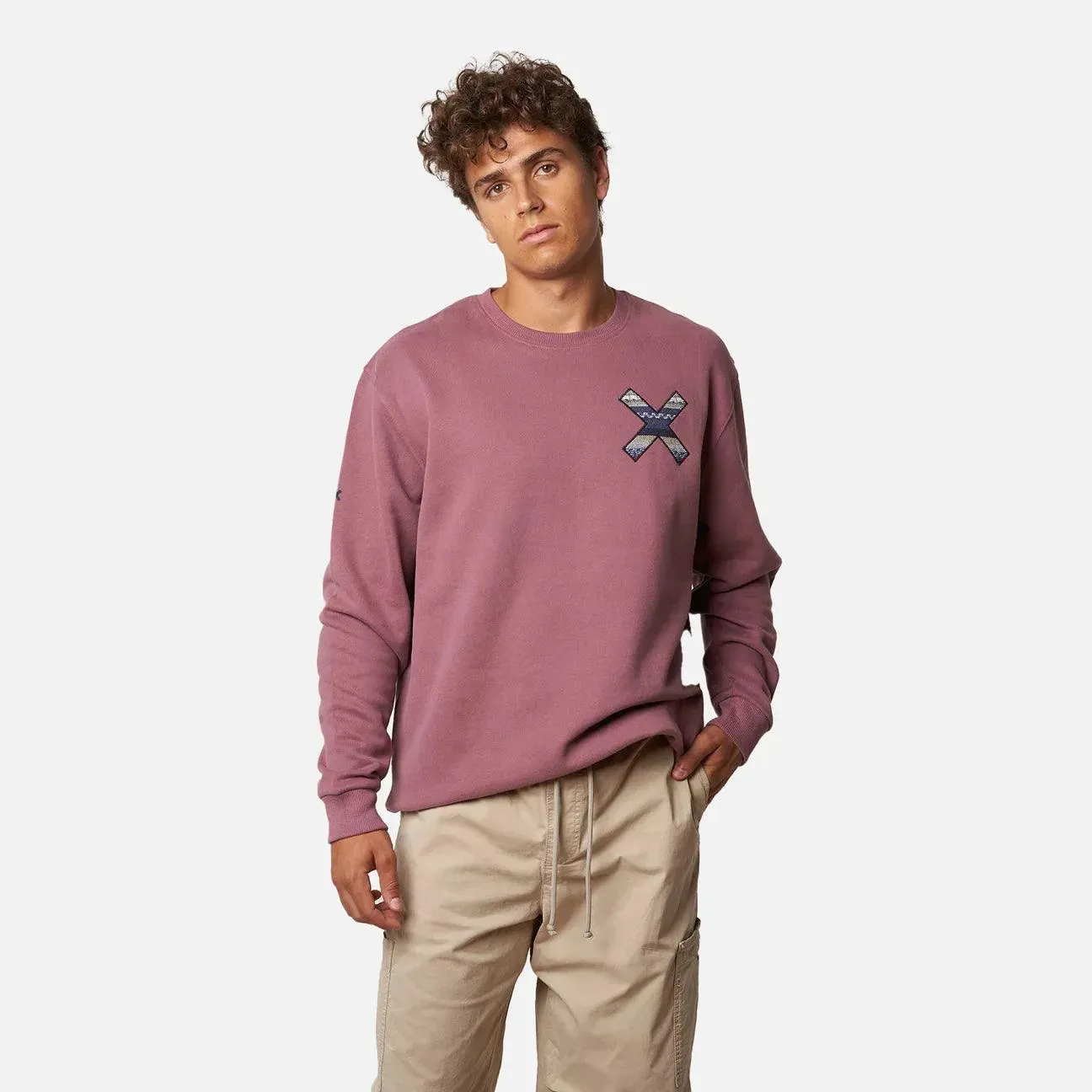 Sudadera Blue Banana Berry Ethnic Crew