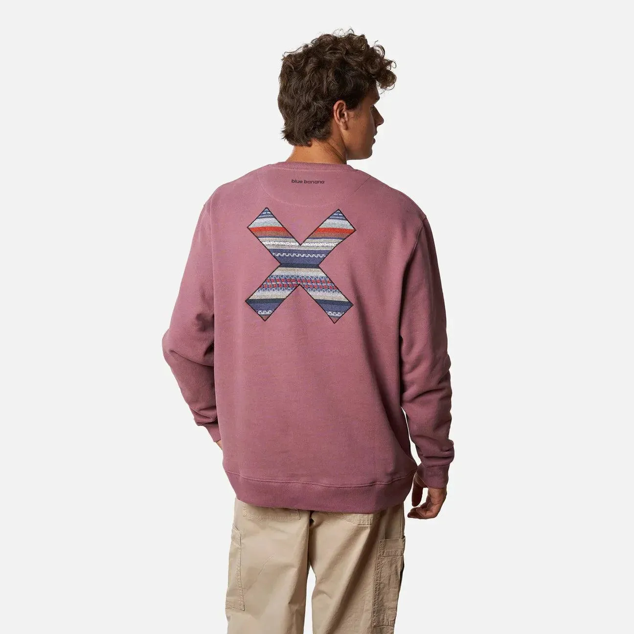 Sudadera Blue Banana Berry Ethnic Crew