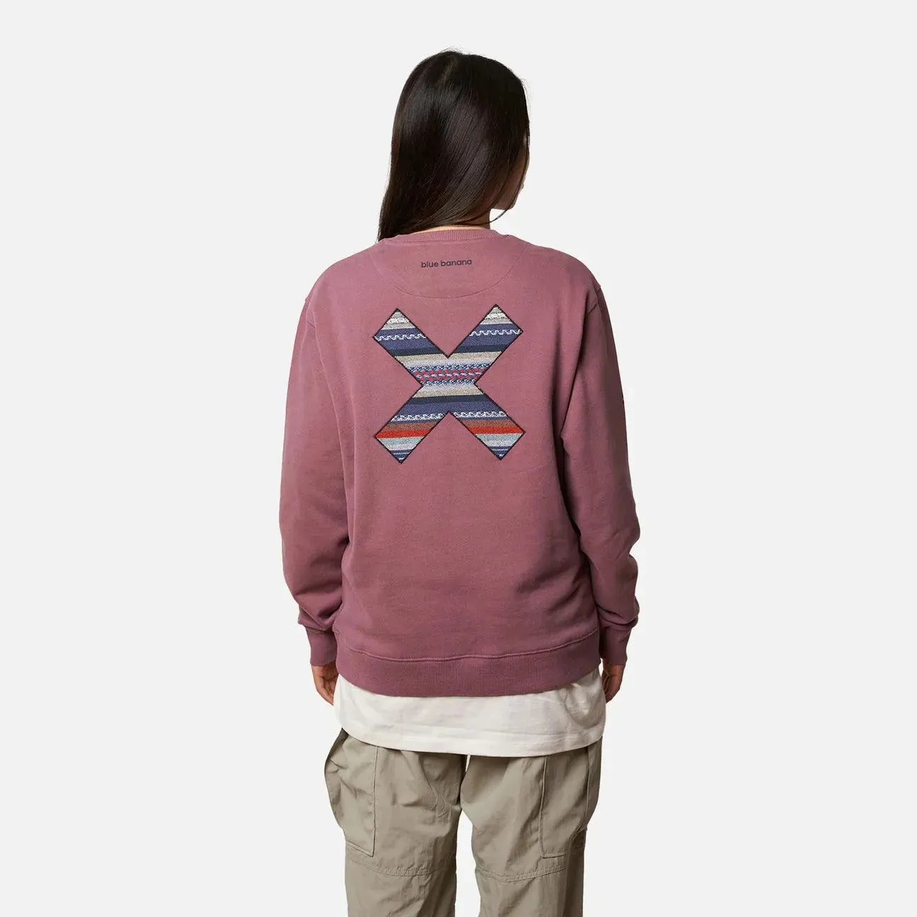 Sudadera Blue Banana Berry Ethnic Crew