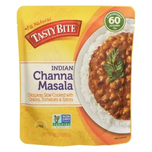 Tasty Bite Entree - Indian Cuisine - Channa Masala - 10 Oz - Case Of 6