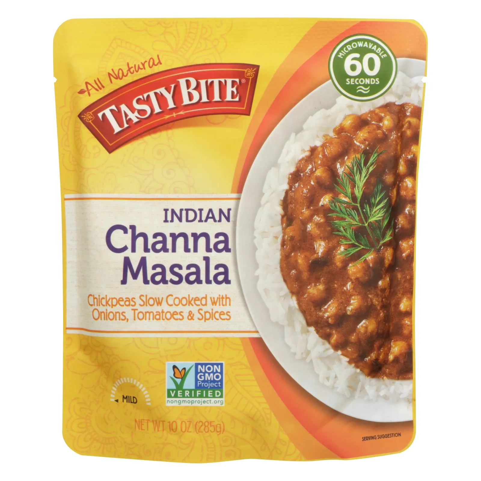 Tasty Bite Entree - Indian Cuisine - Channa Masala - 10 Oz - Case Of 6