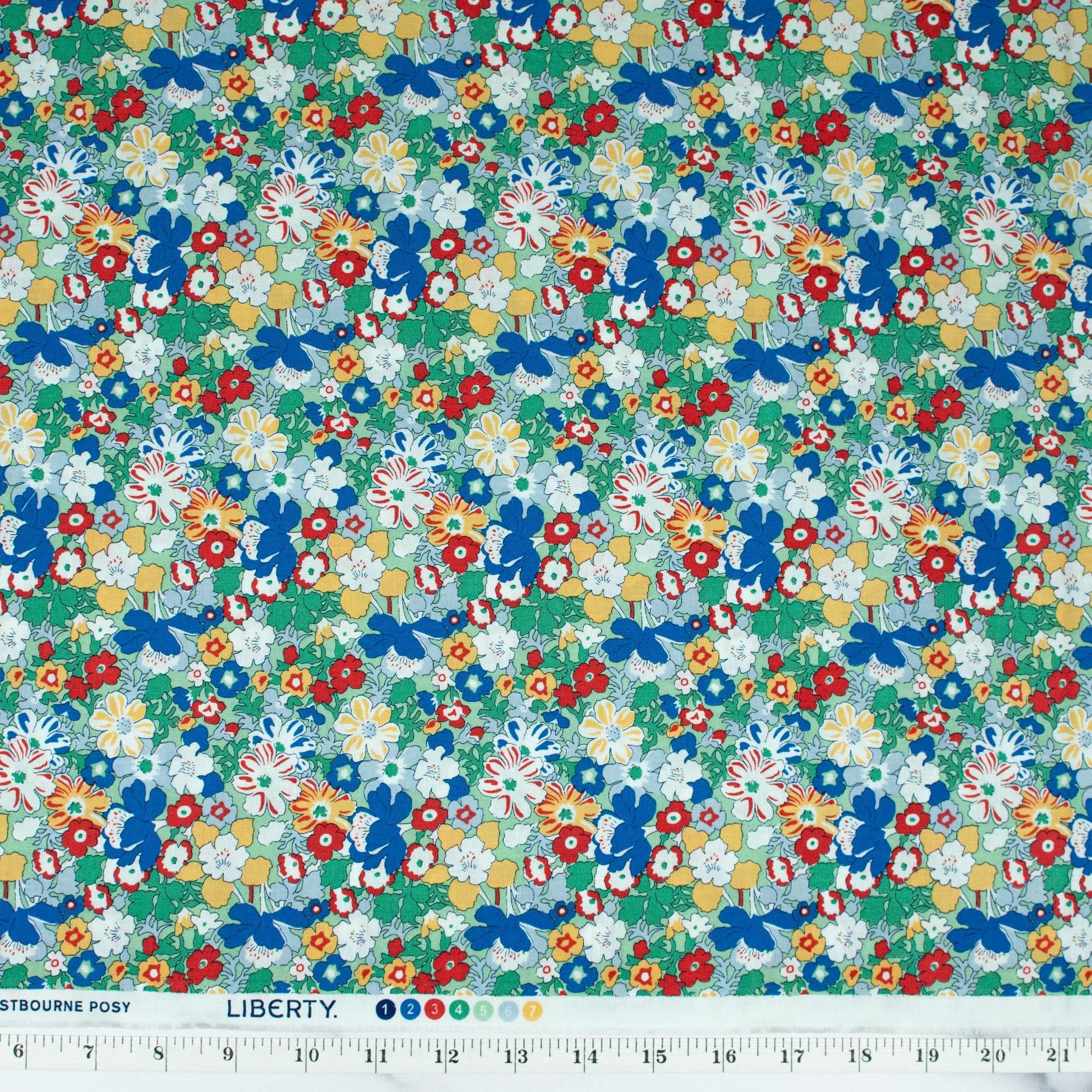 The Carnaby Collection by Liberty Fabrics - Bohemian Brights Westbourne Posy D