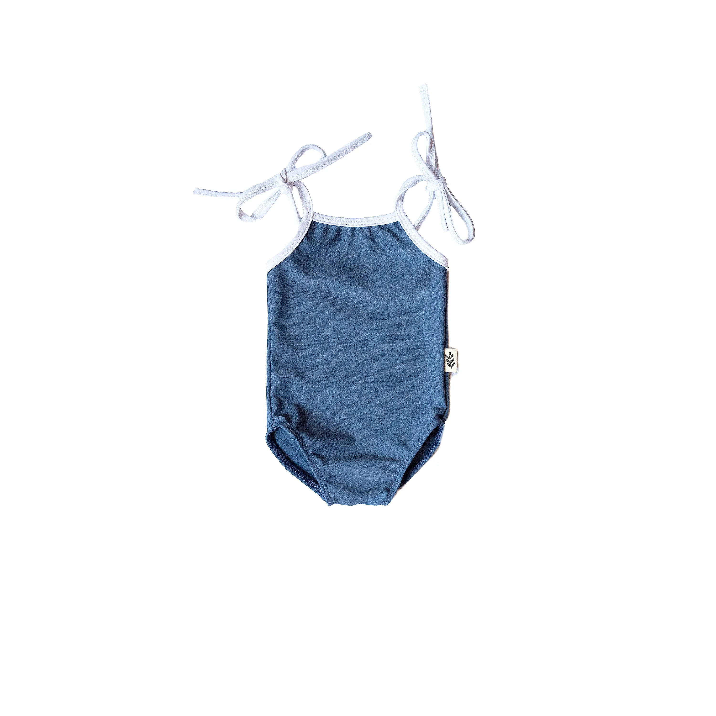 Tie-Strap One-Piece Swimsuit - Coastal