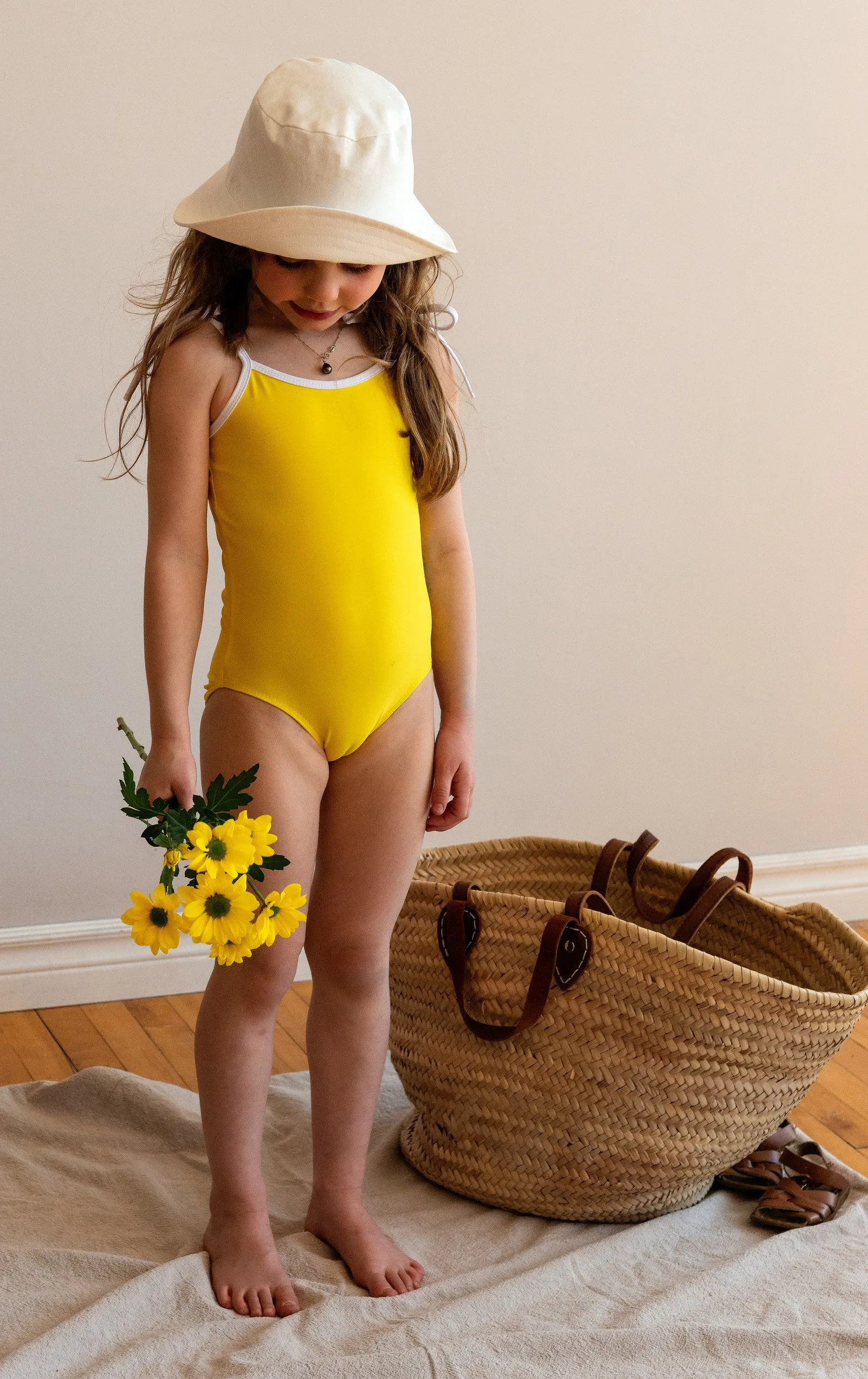 Tie-Strap One-Piece Swimsuit - Coastal