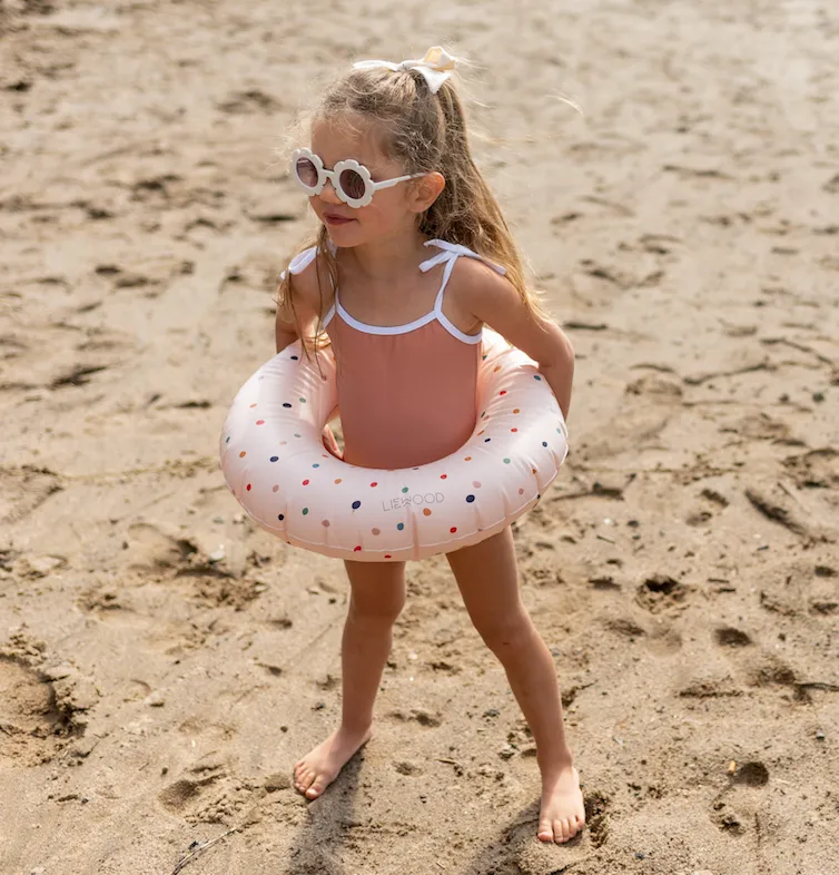 Tie-Strap One-Piece Swimsuit - Coastal