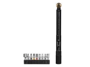 Topeak Workshop Tool Torqstick 4-20Nm Compact Adjustable Mechanical Wrench & 9 Tool Bits