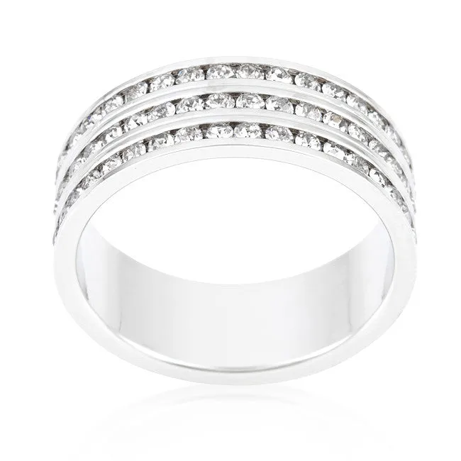 Tyra Triple Row Eternity Ring | 2ct