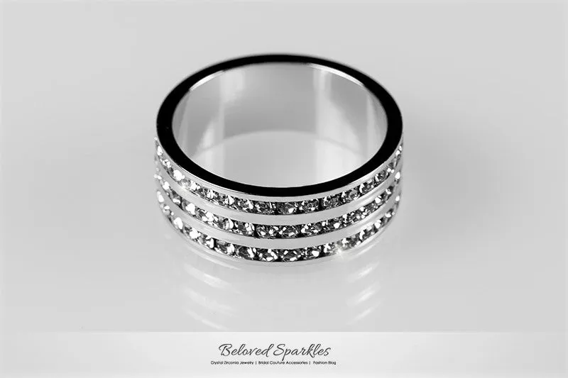 Tyra Triple Row Eternity Ring | 2ct