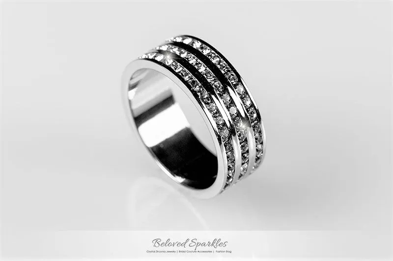 Tyra Triple Row Eternity Ring | 2ct