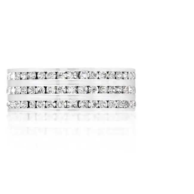 Tyra Triple Row Eternity Ring | 2ct