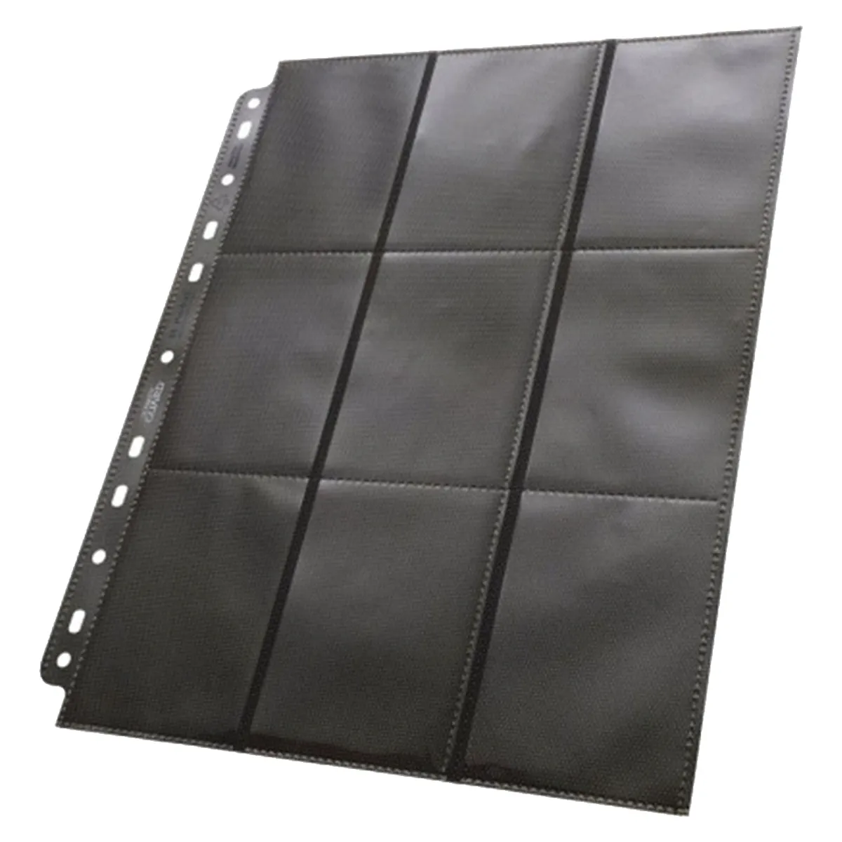 Ultimate Guard 18 Pocket Pages Side Loading Black 50ct
