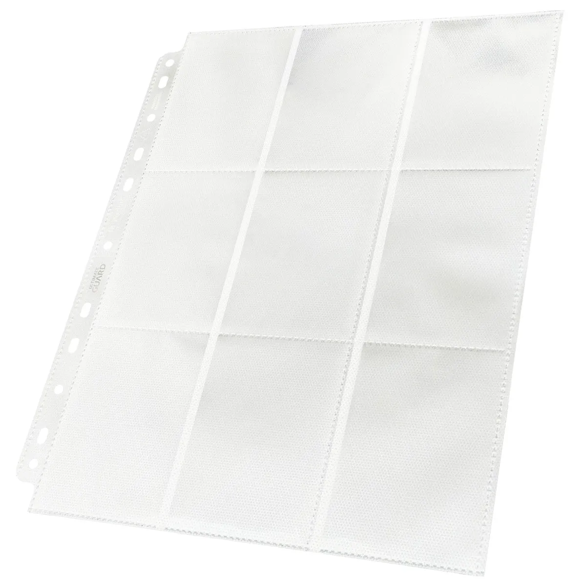 Ultimate Guard 18 Pocket Pages Side Loading White 50ct
