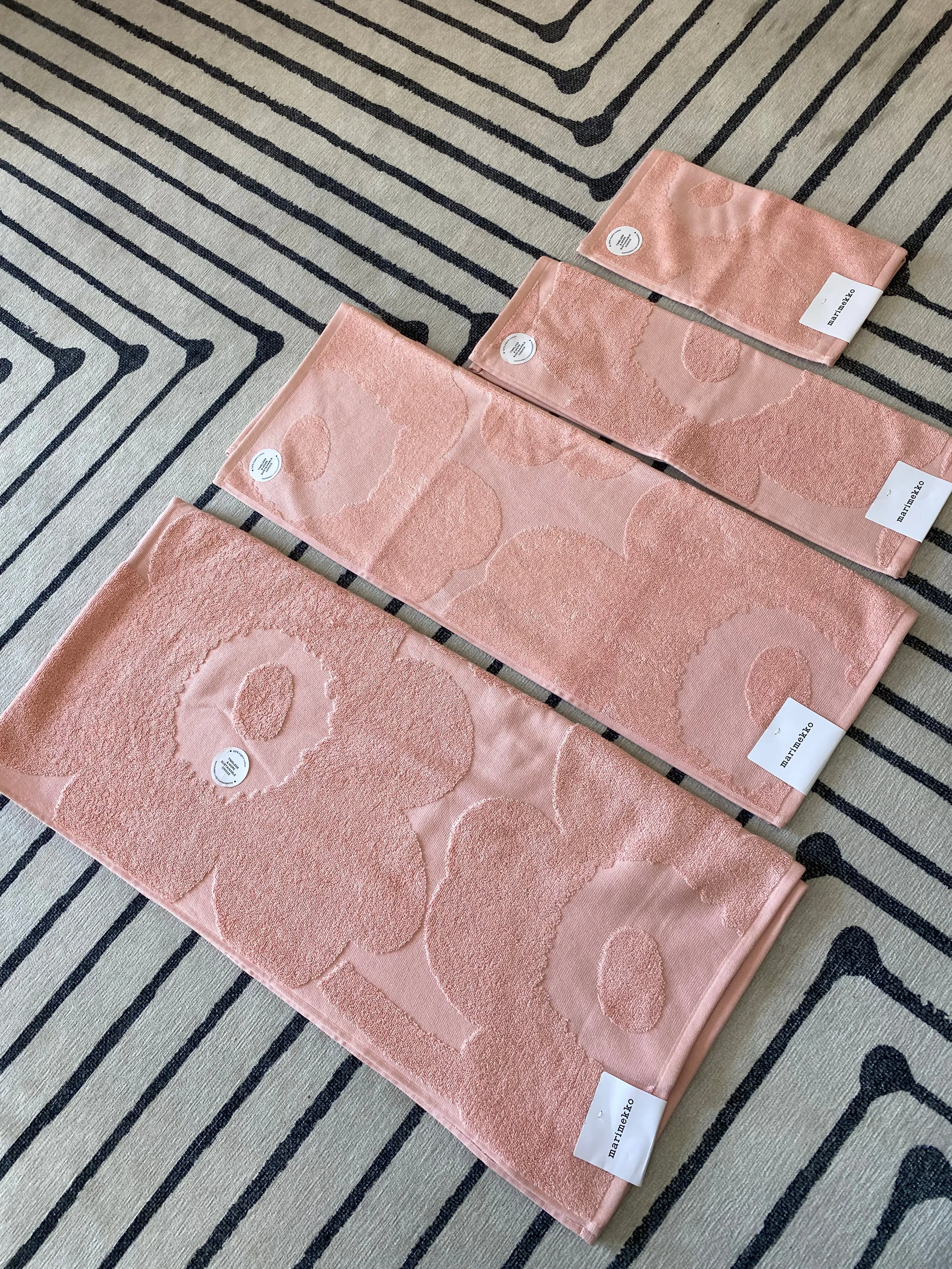 Unikko Washcloth/ 32cmX32cm/ Pink