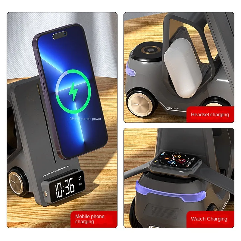 Universal Multifunction QI 3 in 1 Magnetic Wireless Charger For iPhone
