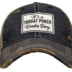 Vintage Trucker Baseball Hat “It’s a Throat Punch Kinda Day”