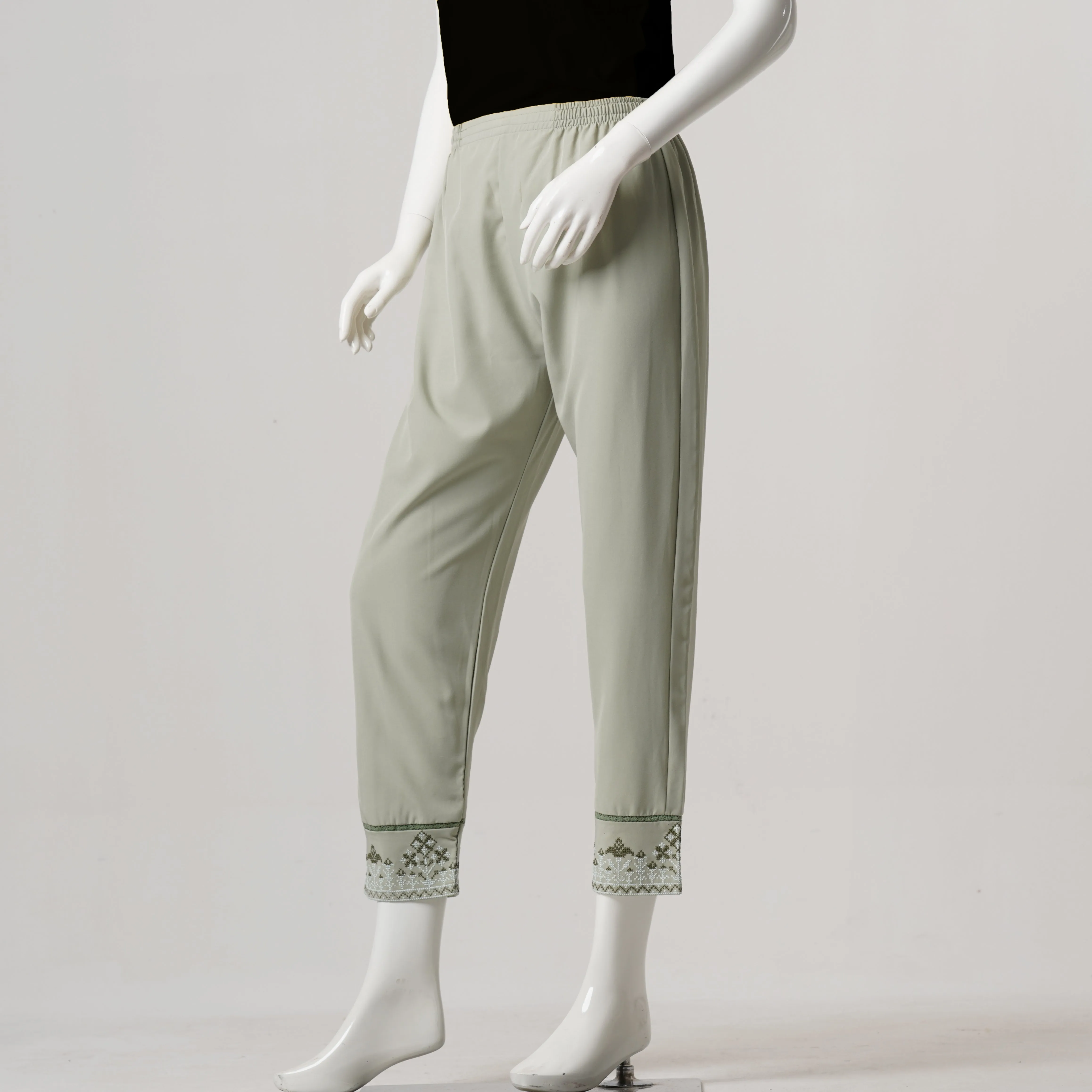 Womens Ethnic Bottom-Mint