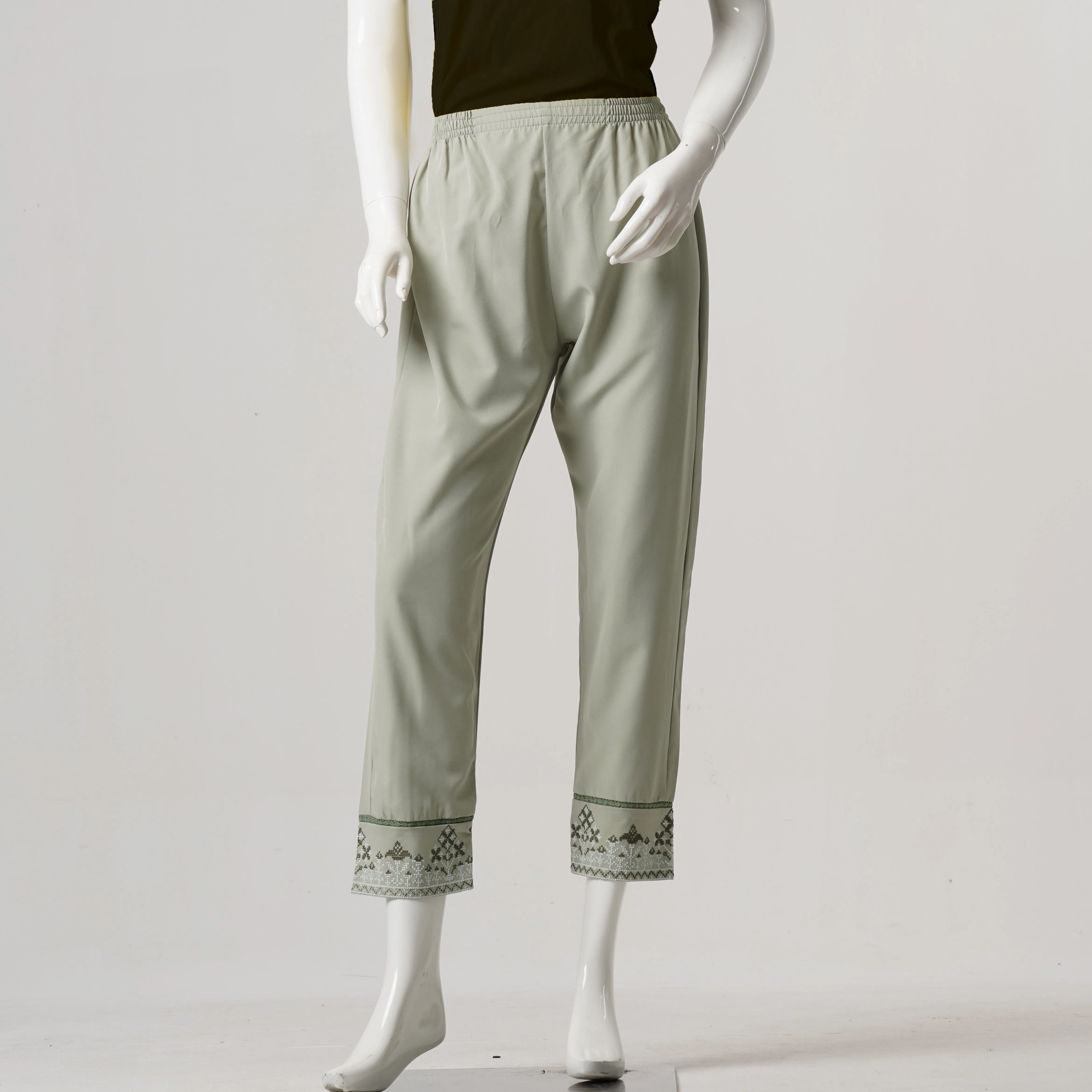 Womens Ethnic Bottom-Mint
