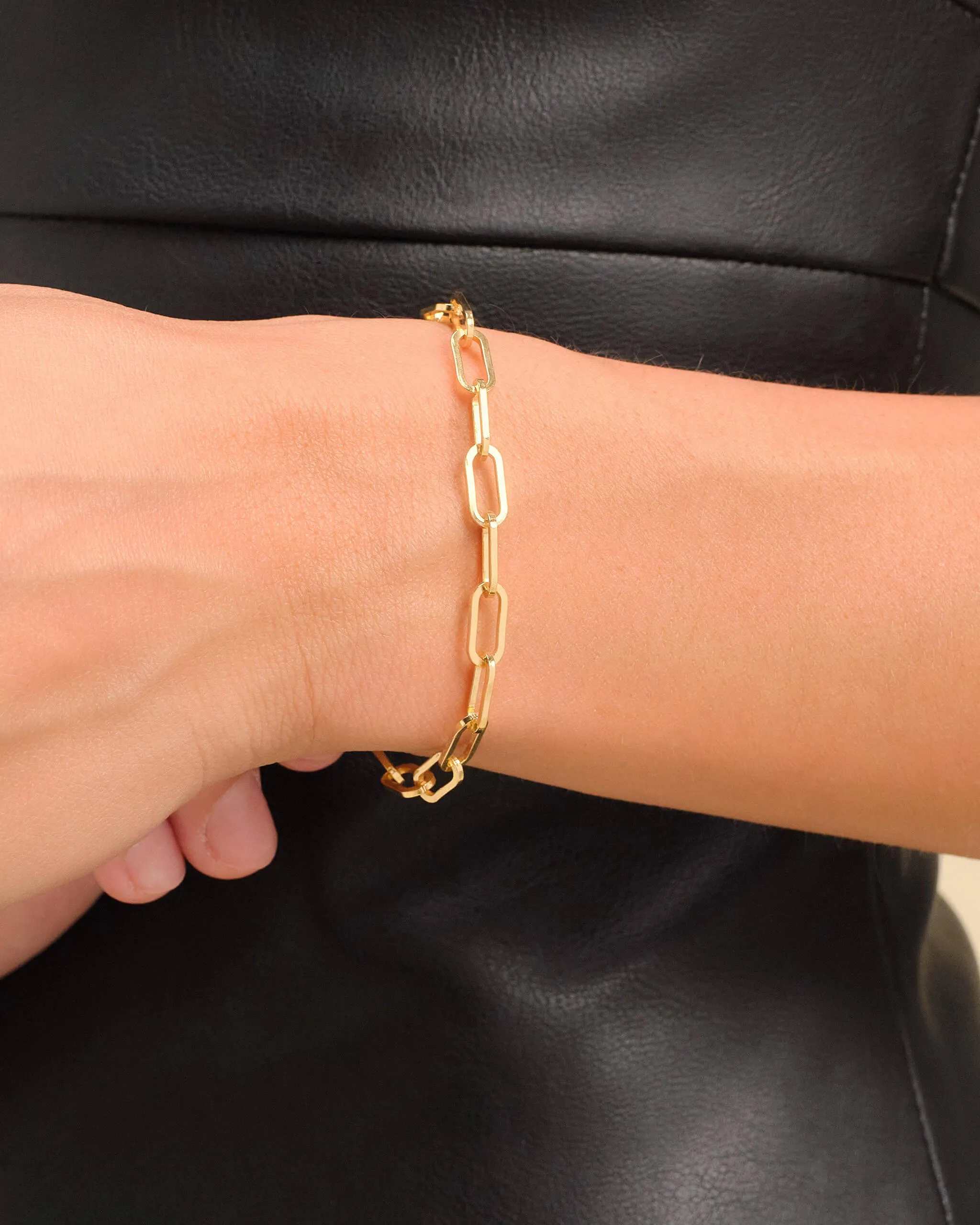 Women's Paperclip Chain Bracelet - 5mm