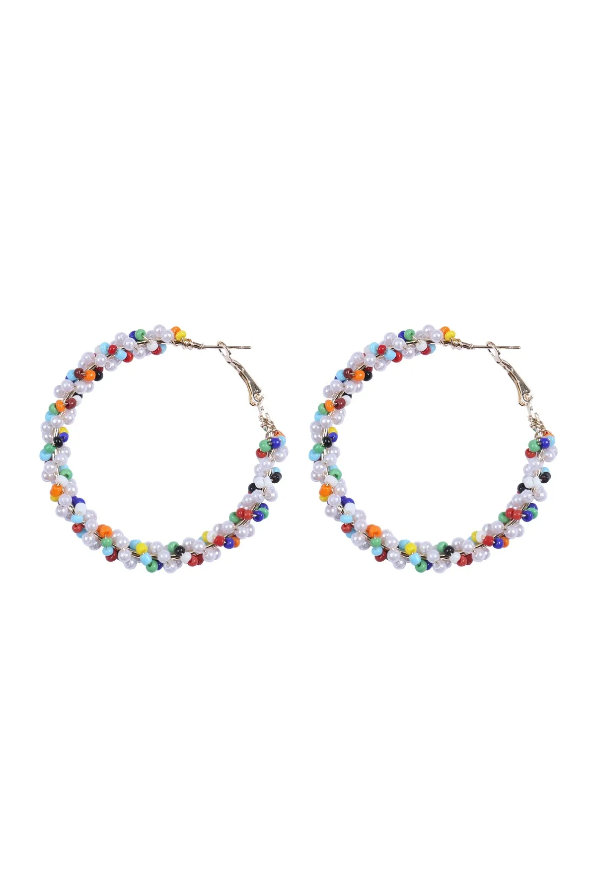 WRAP SEED BEADS BOHO EARRINGS SET